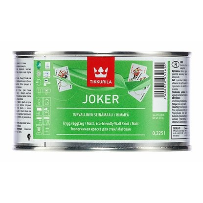 Купить Краска интерьерная Tikkurila Joker база A матовая 0.225 л