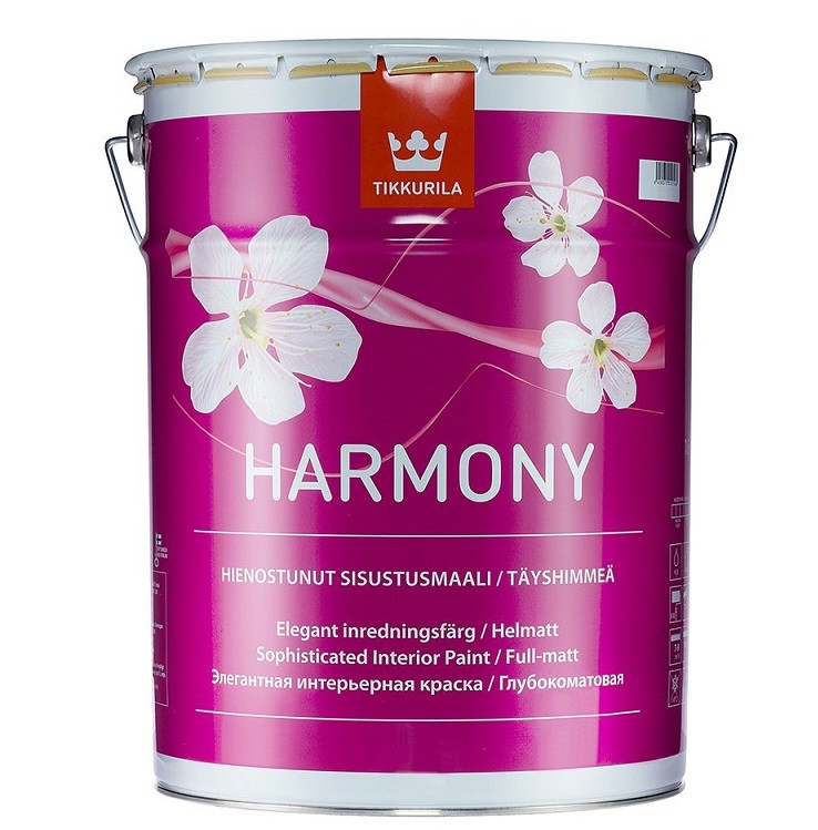 Купить Краска интерьерная Tikkurila Harmony база A глубокоматовая 18 л