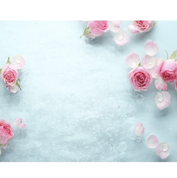 Панель потолочная ПВХ Novita 3D Ледяная роза 1800х250 мм 6 шт