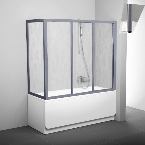 

Торцевая шторка для ванны Ravak APSV-70 стекло Transparent сатин
