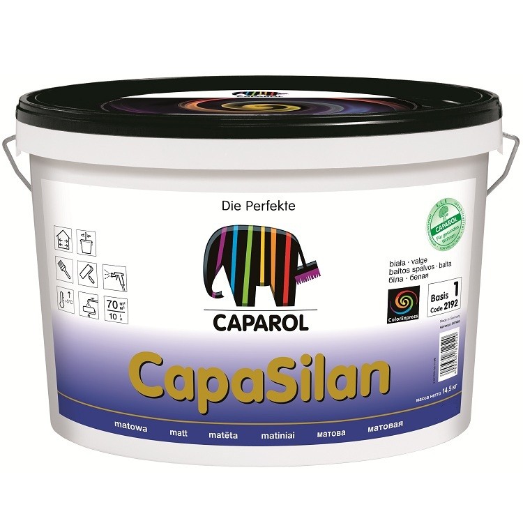 Краска интерьерная Caparol CapaSilan BAS 1 2.5 л