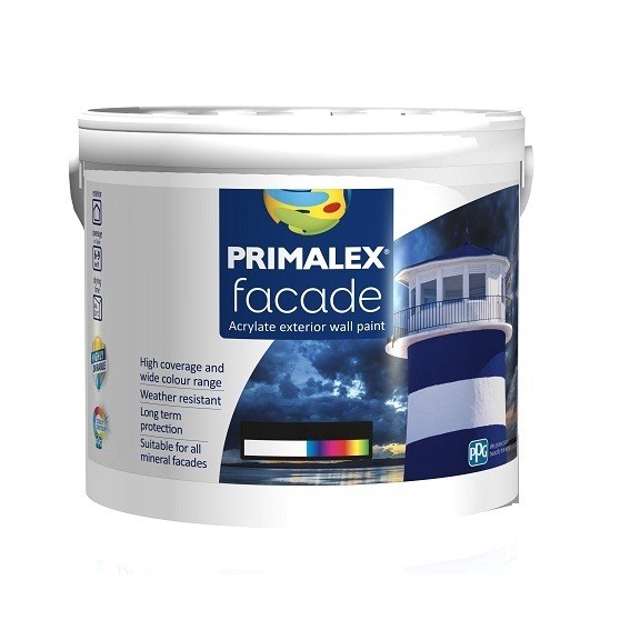 

Краска интерьерная Primalex Facade Полупрозрачная 5 л, Бесцветный