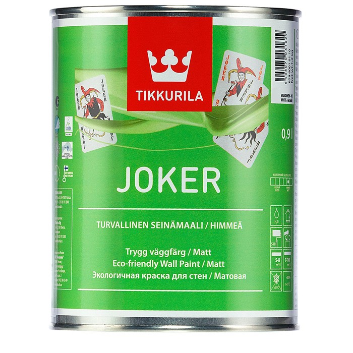 Купить Краска интерьерная Tikkurila Joker A 0.9 л