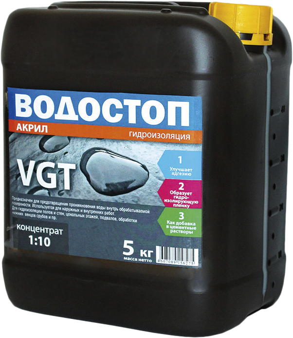 Купить VGT Водостоп Акрил, 5 кг