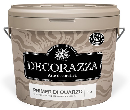 Decorazza Primer di Quarzo, 7 кг, Грунт-краска укрывающая акриловая