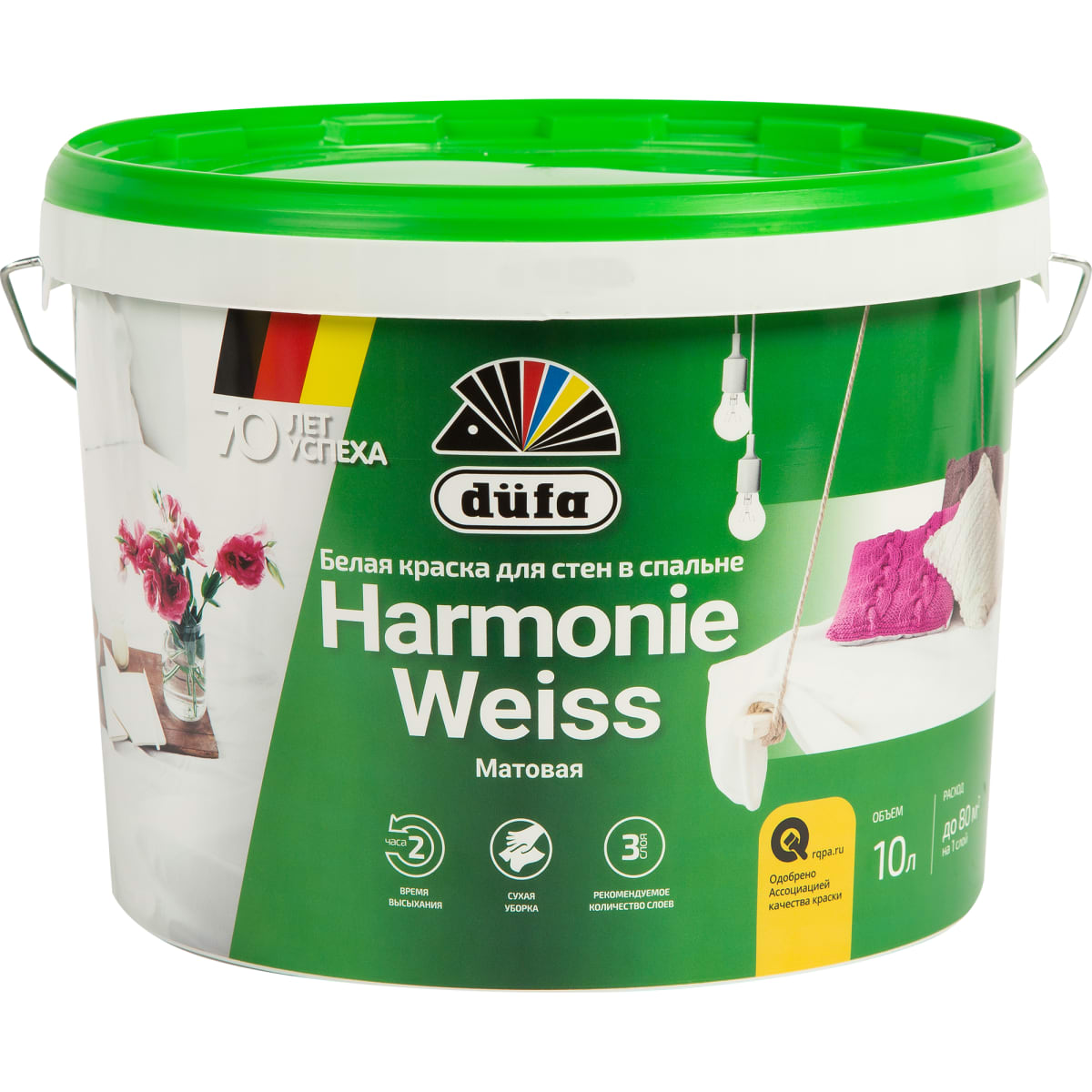 Купить Краска водно-дисперсионная Dufa Harmonieweiss 10 л