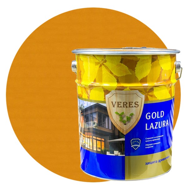 Купить Пропитка для древесины Veres Gold Lazura № 2 Сосна 10 л