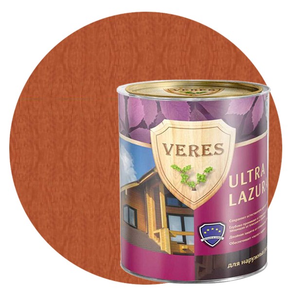 Купить Пропитка для древесины Veres Ultra Lazura № 17 Золотой бор 2.7 л