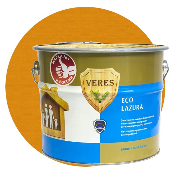 Купить Пропитка для древесины Veres Eco Lazura № 2 Сосна 6 л