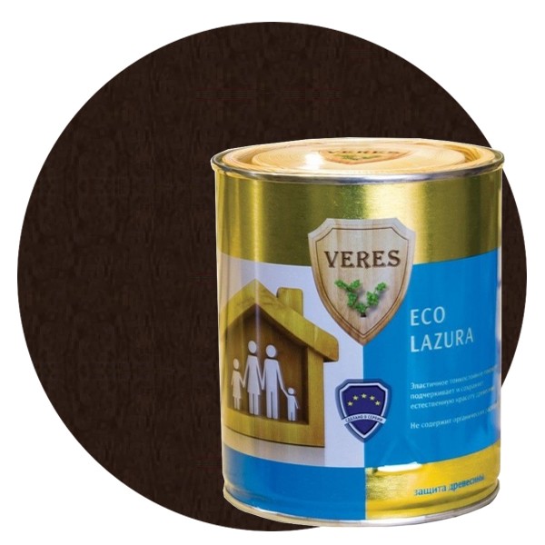 Купить Пропитка для древесины Veres Eco Lazura № 9 Палисандр 0.75 л