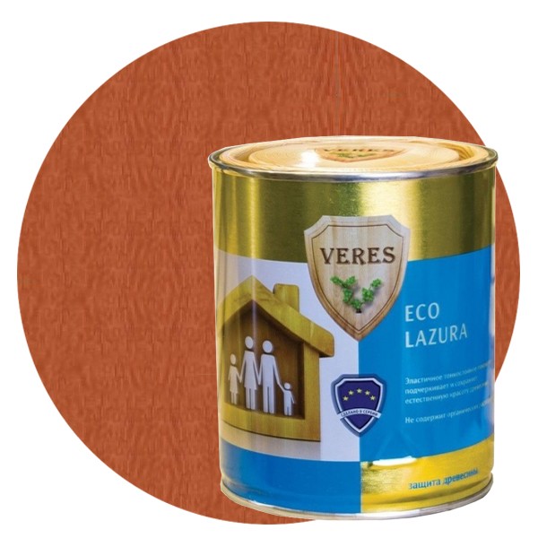 Купить Пропитка для древесины Veres Eco Lazura № 17 Золотой бор 0.75 л