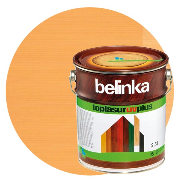 

Пропитка для древесины Belinka Toplasur №13 Сосна 2.5 л, Желтый