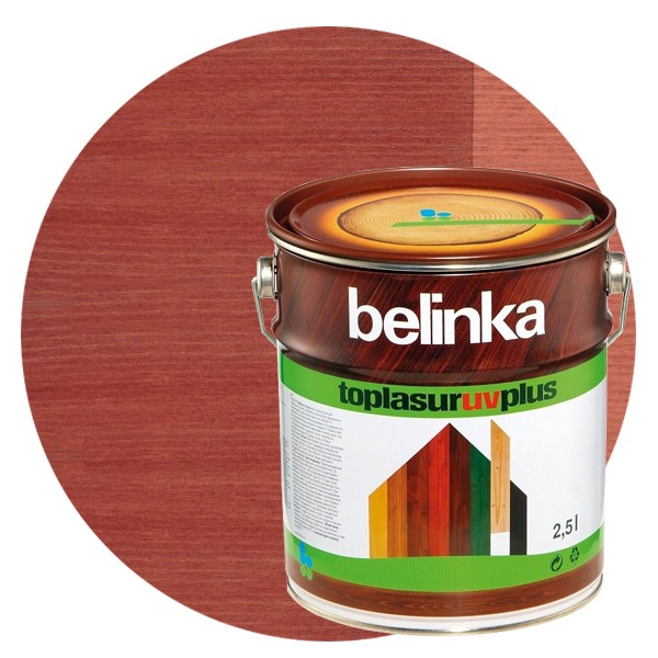 

Пропитка для древесины Belinka Toplasur №18 Красная 2.5 л, Красный