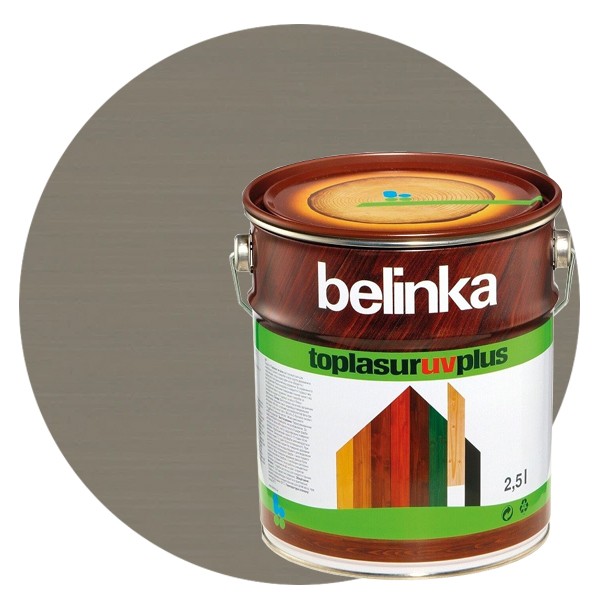 

Пропитка для древесины Belinka Toplasur №29 Каменно-серая 2.5 л, Серый
