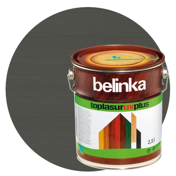 

Пропитка для древесины Belinka Toplasur №31 Графитно-серая 2.5 л, Серый
