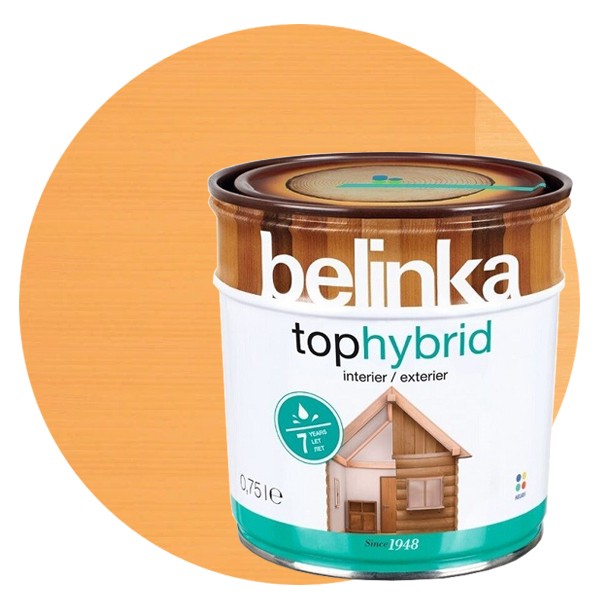 

Пропитка для древесины Belinka TophybrID №13 Сосна 0.75 л, Оранжевый