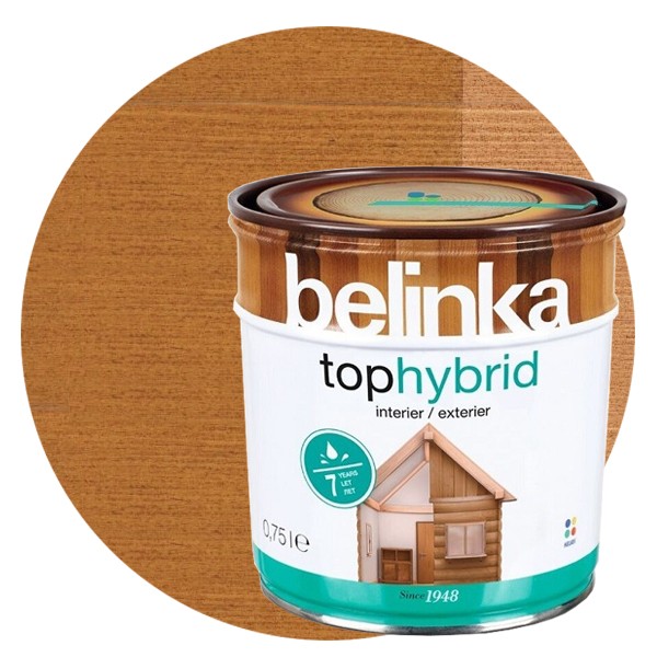 

Пропитка для древесины Belinka TophybrID №16 Орех 0.75 л, Коричневый