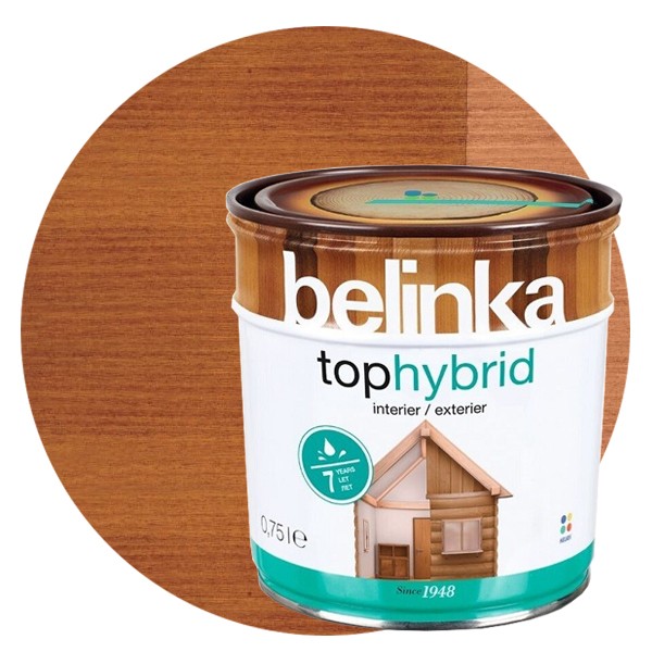 

Пропитка для древесины Belinka TophybrID №17 Тик 0.75 л, Коричневый