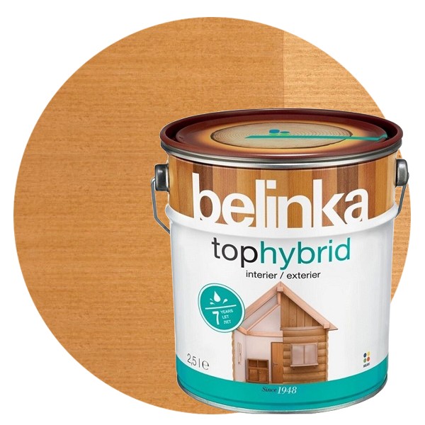 

Пропитка для древесины Belinka TophybrID №15 Дуб 2.5 л, Коричневый