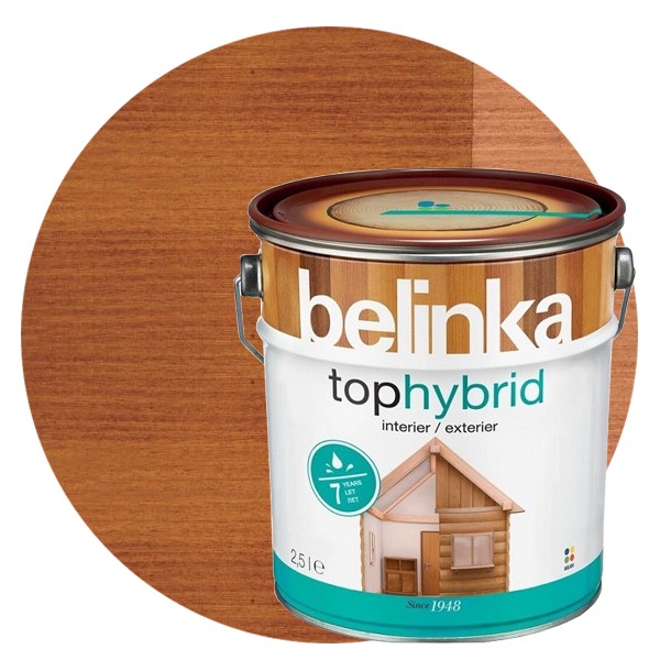 

Пропитка для древесины Belinka TophybrID №17 Тик 2.5 л, Коричневый
