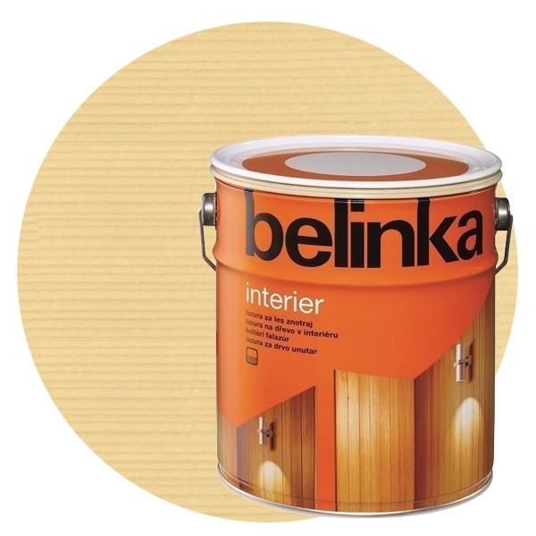 

Пропитка для древесины Belinka Interier № 61 Прозрачный 2.5 л, Бесцветный
