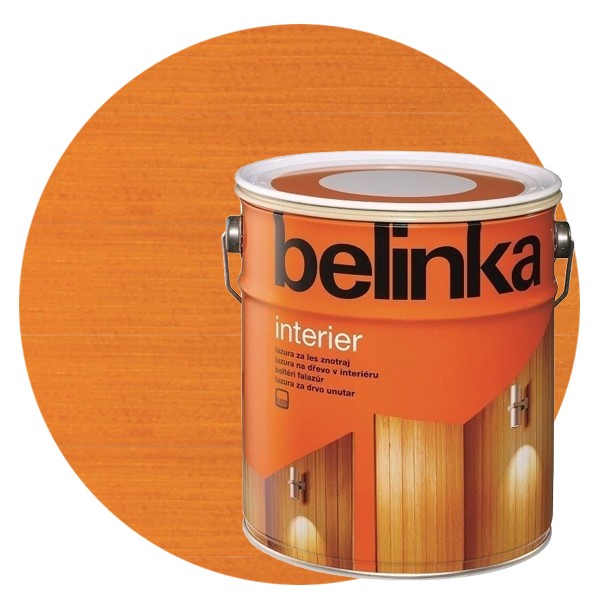 

Пропитка для древесины Belinka Interier № 66 Золотое яблоко 2.5 л, Желтый