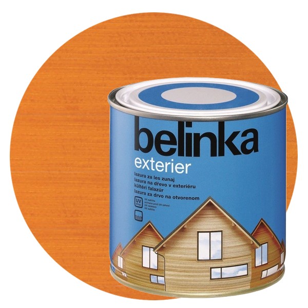 

Пропитка для древесины Belinka Exterier № 66 Золотое яблоко 0.75 л, Желтый
