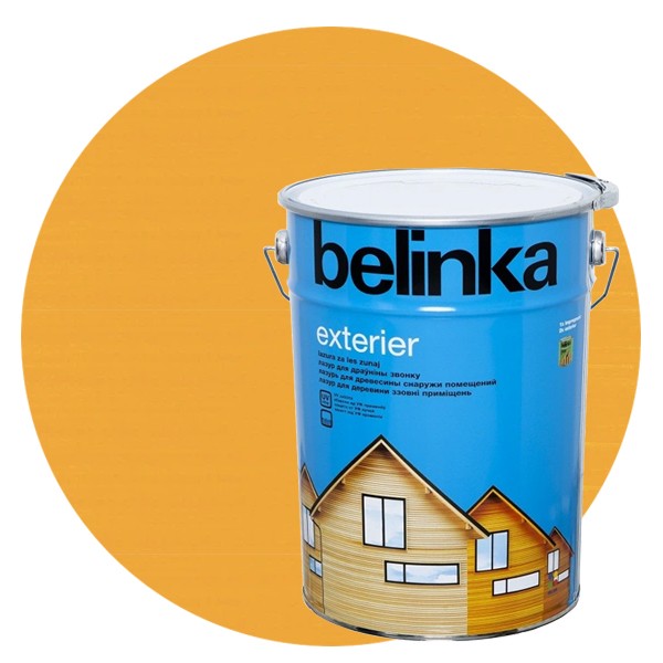 

Пропитка для древесины Belinka Exterier № 62 Радужно-желтый 10 л