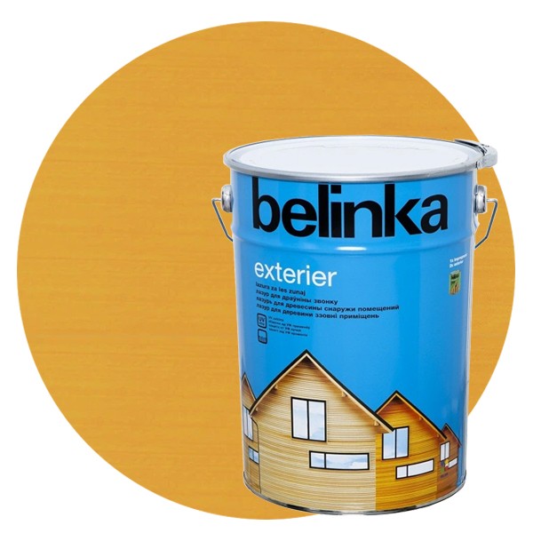 

Пропитка для древесины Belinka Exterier № 63 Пшеничные колосья 10 л, Желтый