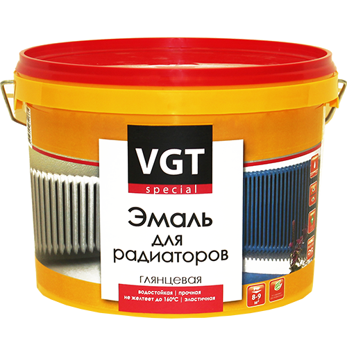 

Эмаль акриловая для радиаторов VGT Профи ВД-АК-1179 супербелая 0.5 кг, Белый