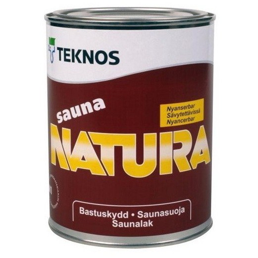 

Антисептик Teknos Sauna Natura 0.9 л, Неокрашенный