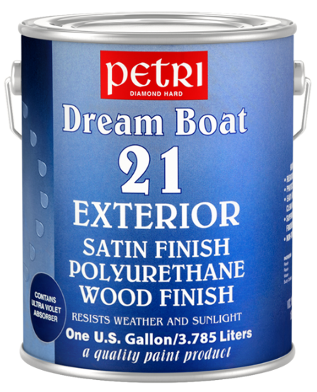 Petri Dream Boat 21 Exterior, 3.78 л, Лак финишный шелковисто-полуматовый