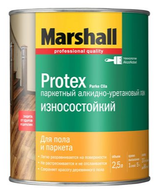 Marshall Protex Parke Cila 90, 2.5 л, Лак паркетный