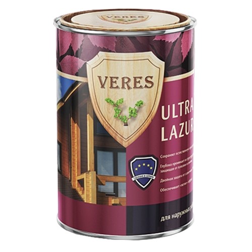 Купить Пропитка для древесины Veres Ultra Lazura № 1 Бесцветная 0.9 л
