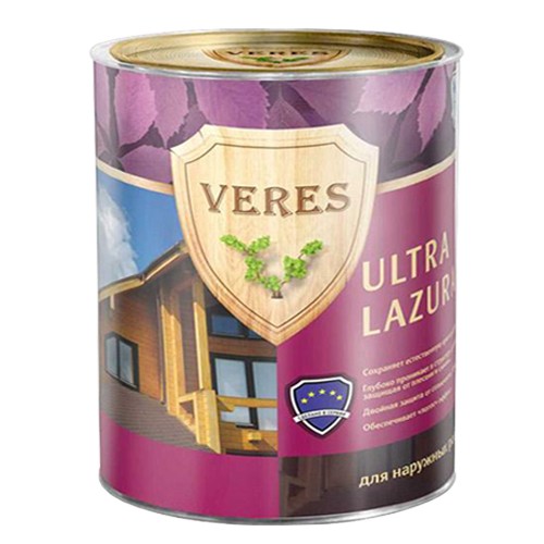 

Пропитка для древесины Veres Ultra Lazura № 1 Бесцветная 2.7 л, Неокрашенный