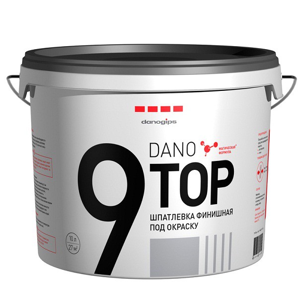 Купить Шпатлевка финишная полимерная Danogips Dano Top 9 10 л