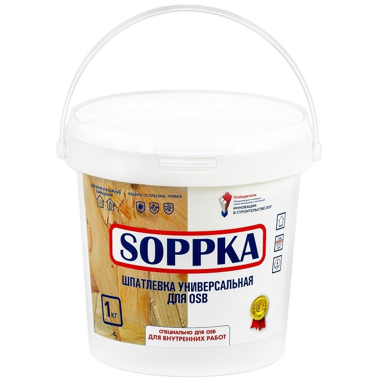 Шпатлевка для OSB универсальная Soppka 1 кг