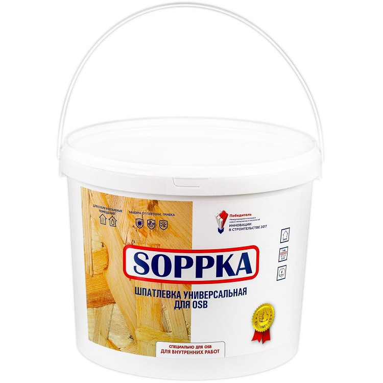 Шпатлевка для OSB универсальная Soppka 7 кг