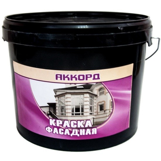 

Краска фасадная Аккорд ВДАК белая 45 кг, Белый
