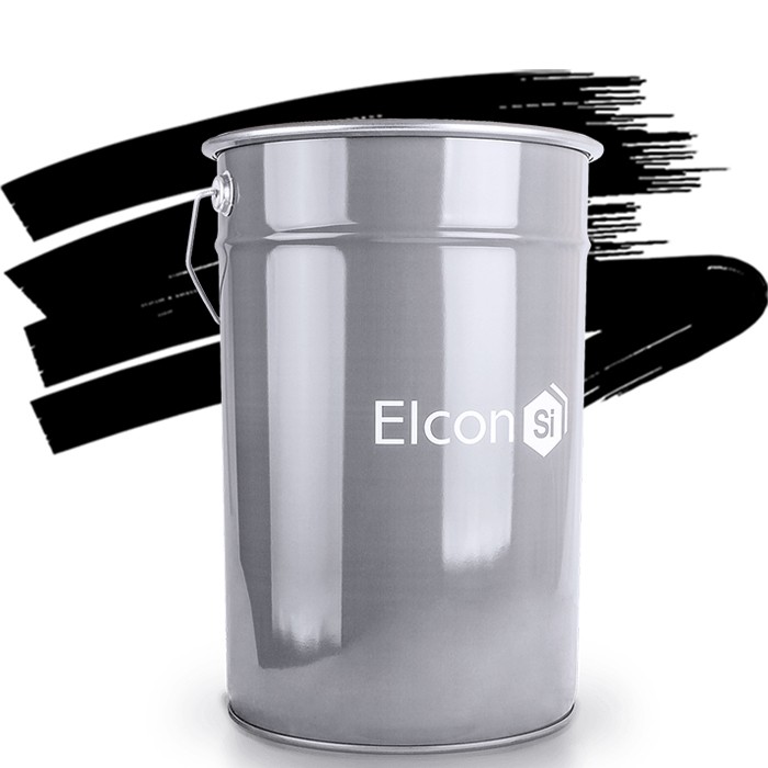 

Эмаль Термостойкая Elcon КО-8101 черная 25 кг, Черный