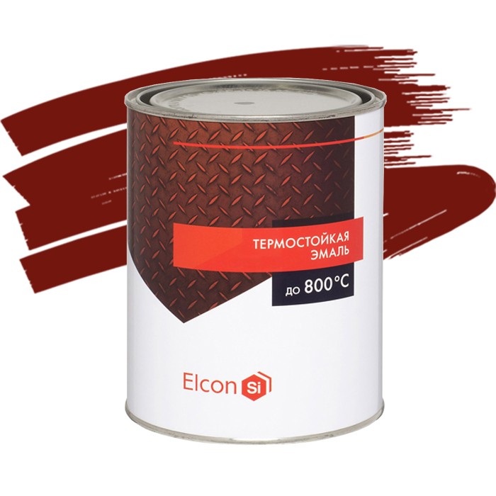 

Эмаль Elcon термостойкая красно-коричневая 1 л, Красный;коричневый