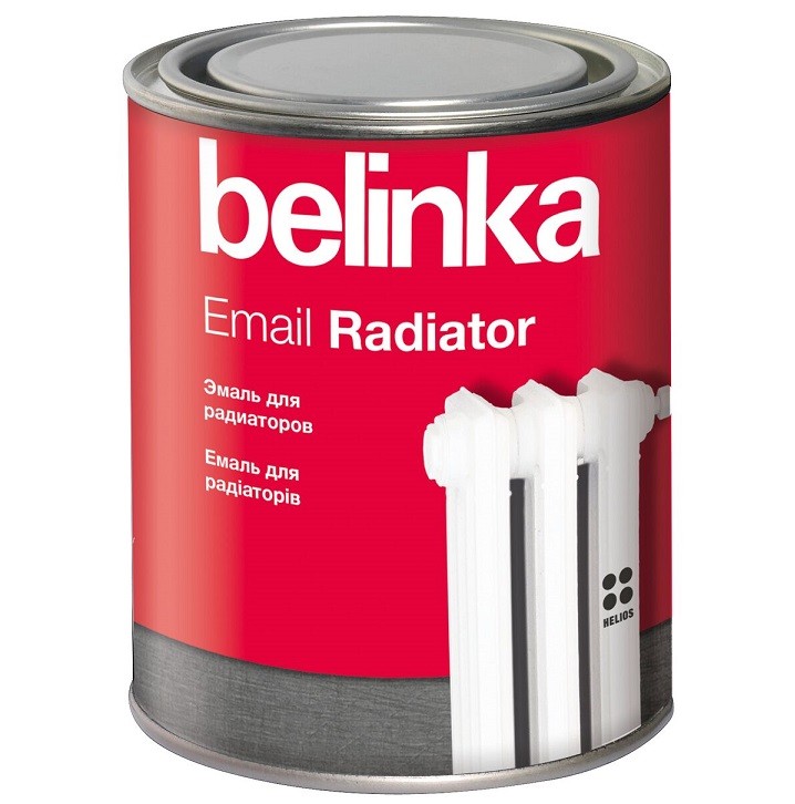 Эмаль термостойкая Belinka Email Radiator для радиаторов глянцевая белая 0.75 л