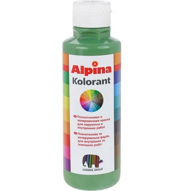 Колер-краска Alpina Kolorant Farngruen папоротниково-зеленая 0.5 л