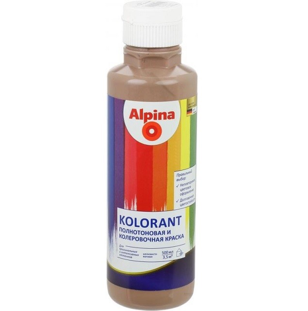 Колер-краска Alpina Kolorant Marone каштановая 0.5 л