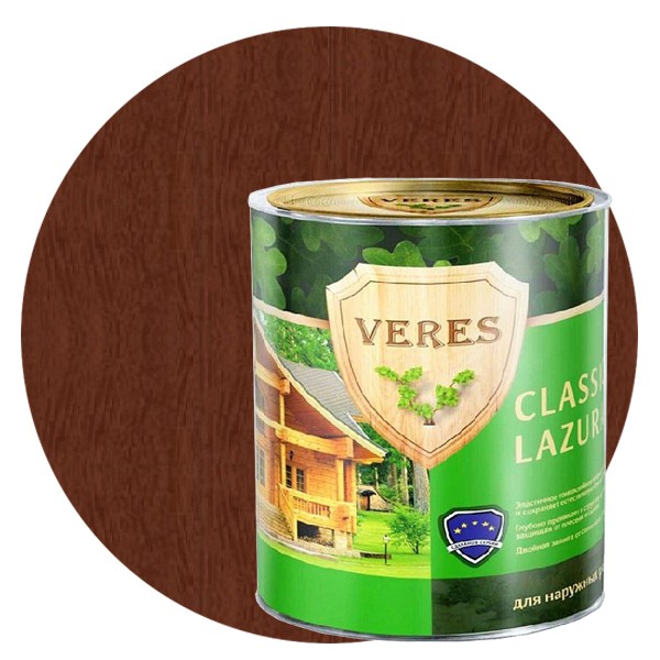 Купить Пропитка для древесины Veres Classic Lazura № 3 Тик 2.7 л