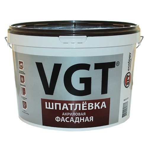 Купить Шпатлевка акриловая VGT фасадная 3.6 кг