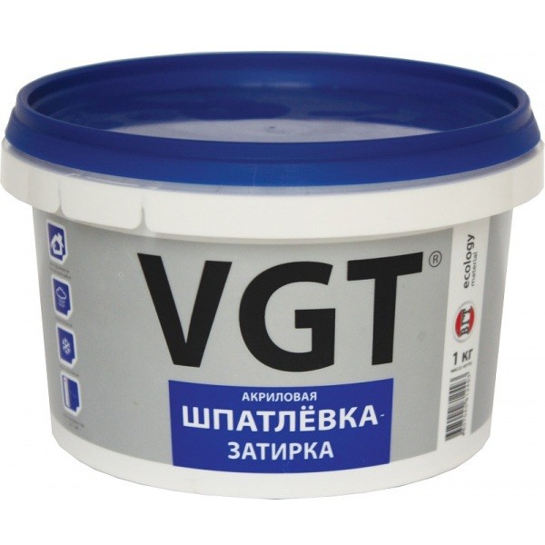 Купить Шпатлевка-затирка VGT водостойкая 1 кг