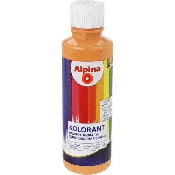 Колер-краска Alpina Kolorant Aprikose абрикос 0.5 л