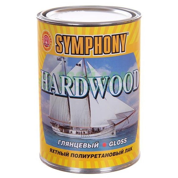 Лак яхтный Symphony HardWood глянцевый 0.9 л