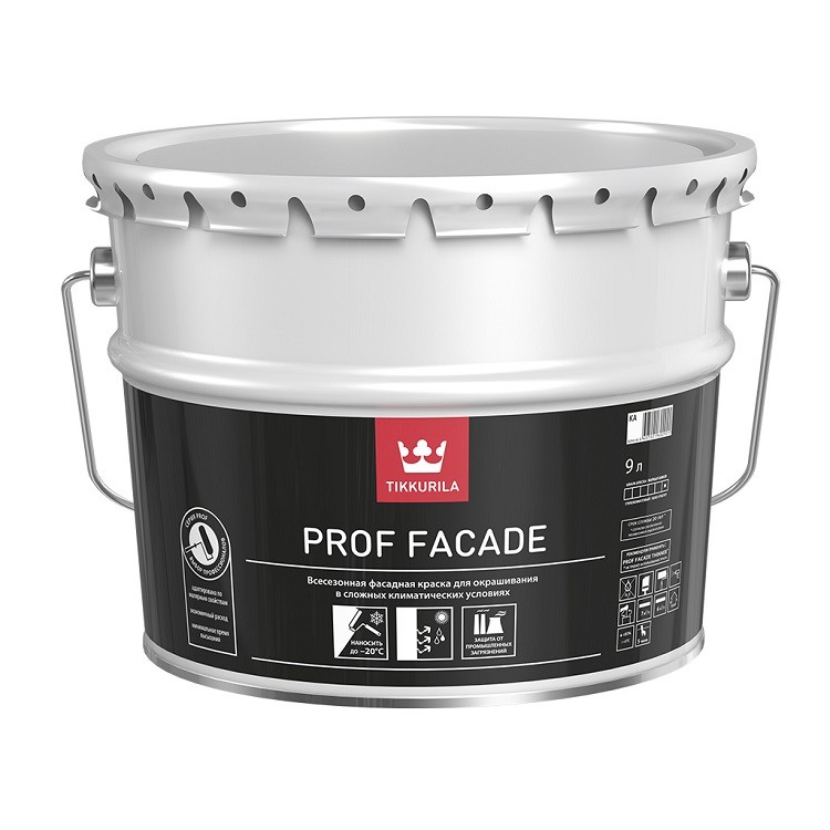 

Краска фасадная Tikkurila Prof Facade KC 9 л, Бесцветный